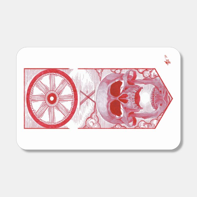 Wheel of fortune tarot matchboxes (Front)