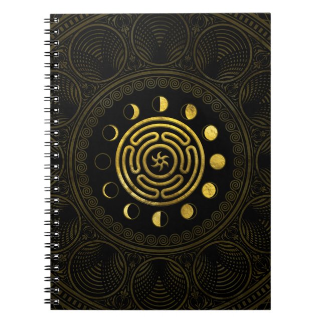 Wheel of Hecate and Moons Notebook (Front)
