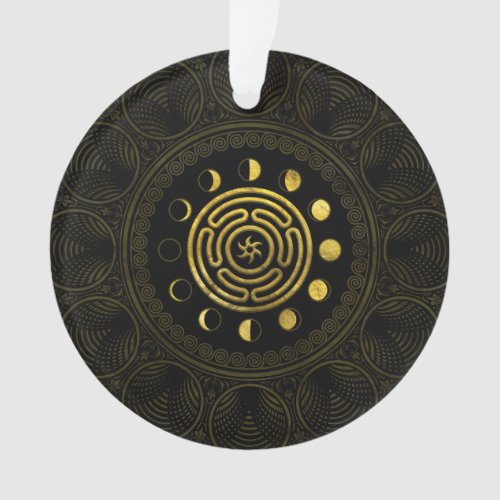 Wheel of Hecate and Moons Ornament