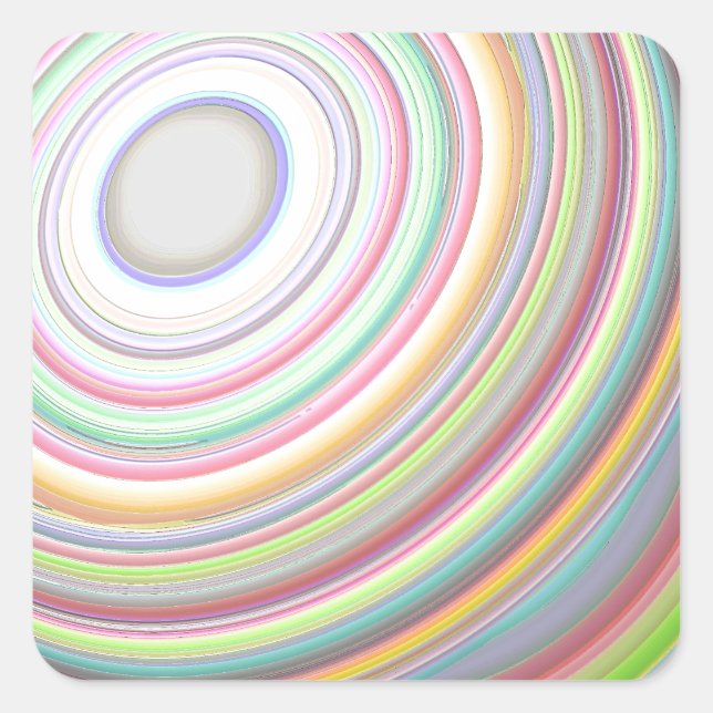 Wheel of Life Square Sticker (Front)