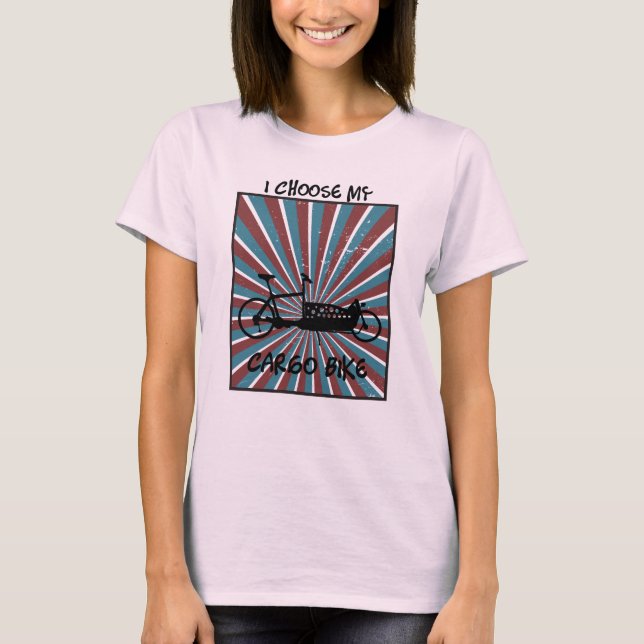 Wheel of load in the eye with radiation and T-Shirt (Front)