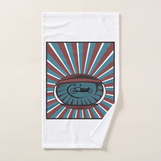 Wheel of load in the eye with radiation hand towel  (Hand Towel)