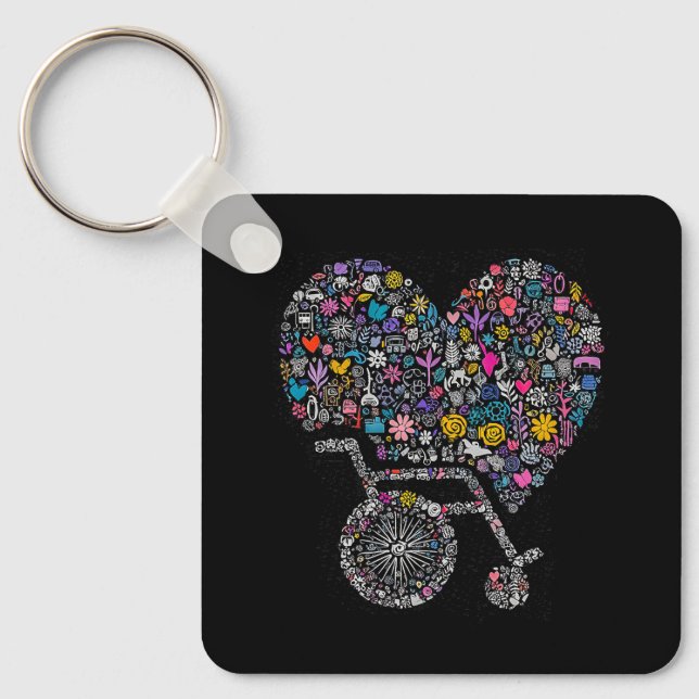 Wheel of Many Lives Keychain (Front)