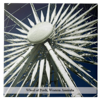 Wheel of Perth, Western Australia Ceramic Tile