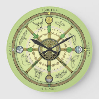 Wheel of the Year Large Clock