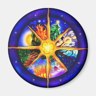 Wheel of the Year Magnet