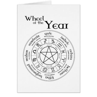 Wheel of the Year - Northern Hemisphere Card
