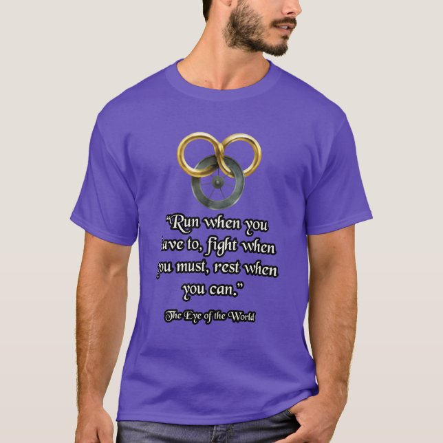 Wheel ofime quote friend T-Shirt (Front)