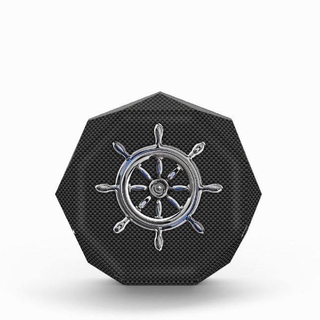 Wheel on Carbon Fiber style Award (Front)