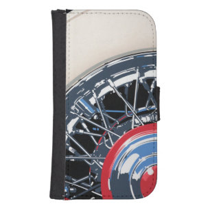 Wheel Wallet Phone Case For Samsung Galaxy S4