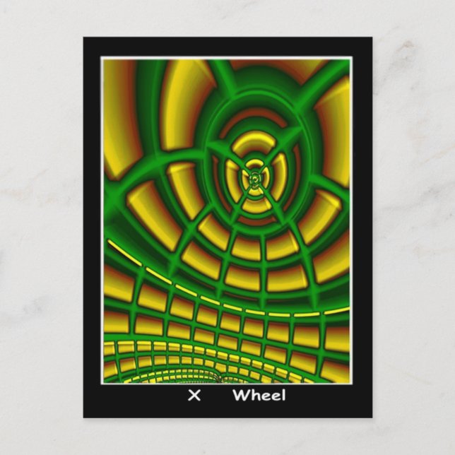 Wheel Tarot Card (Front)