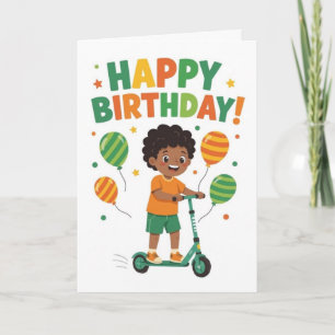 Wheel-y Fun Birthday Card