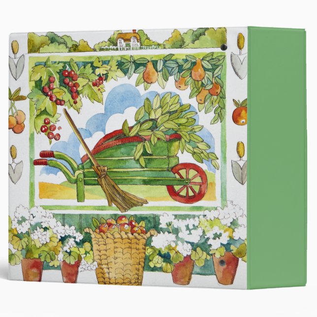 Wheelbarrow - garden surround 2012 binder (Back/Spine)