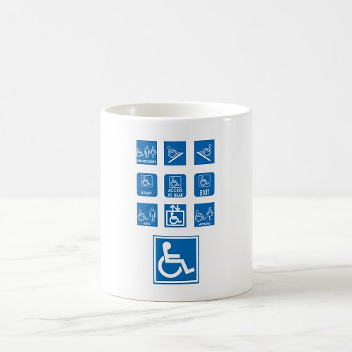 Wheelchair Accessibility Signs Coffee Mug