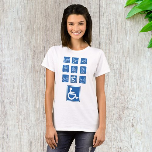 Wheelchair Accessibility Signs T_Shirt