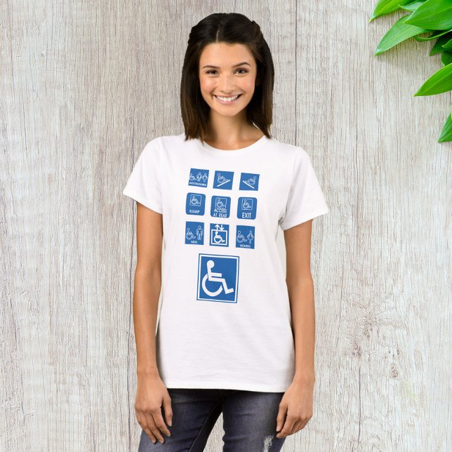 Wheelchair Accessibility Signs T-Shirt (Creator Uploaded)