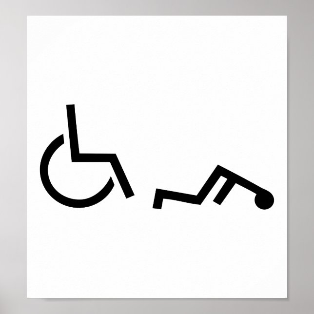 Wheelchair accident poster (Front)