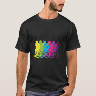 Wheelchair Athlete Baseball Paralympics Sports Pop T-Shirt