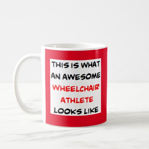 wheelchair athlete c awesome coffee mug