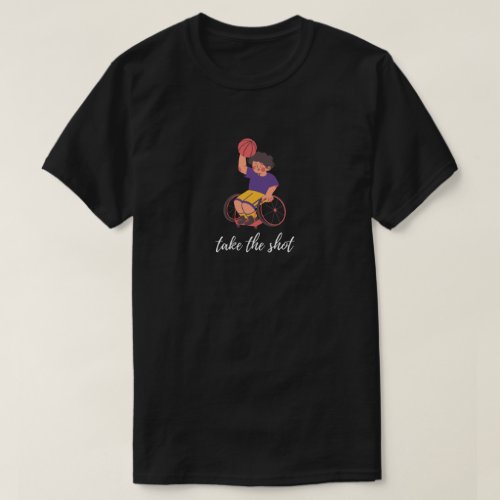 Wheelchair Basketball gift T_Shirt