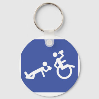 wheelchair boozer keychain