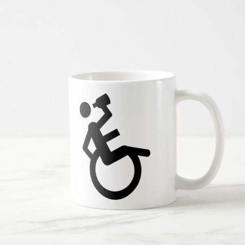 wheelchair boozer wheel chair coffee mug