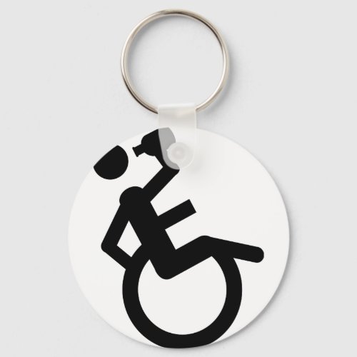 wheelchair boozer wheel chair keychain