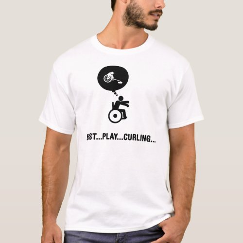 Wheelchair Curling T_Shirt