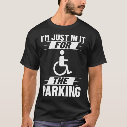 Wheelchair Disability Funny Handicap T_Shirt