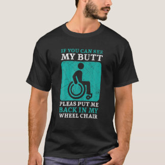 Wheelchair Handicap Ampu Disability Paraplegic T-Shirt