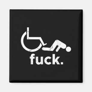 Wheelchair Humor Disability Funny Meme - Wheelchai Magnet