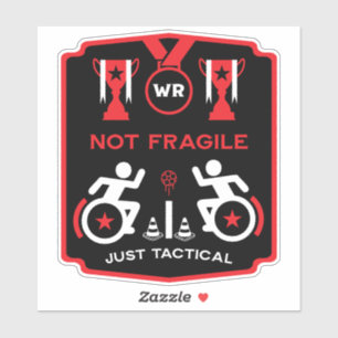 Wheelchair Murderball Sportswear Sticker