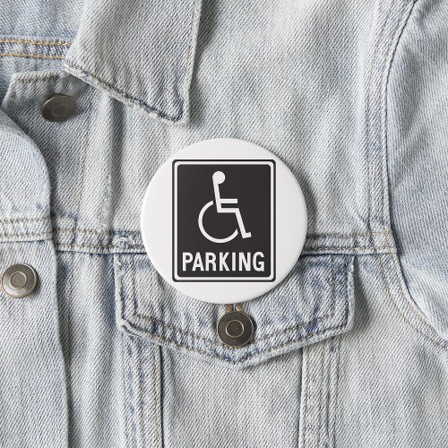 Wheelchair Parking Symbol Button