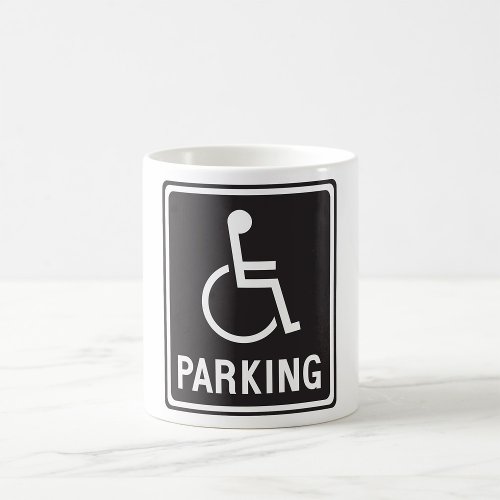 Wheelchair Parking Symbol Coffee Mug