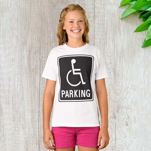 Wheelchair Parking Symbol T_Shirt