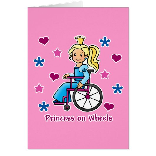 Wheelchair Princess Cards (Front)