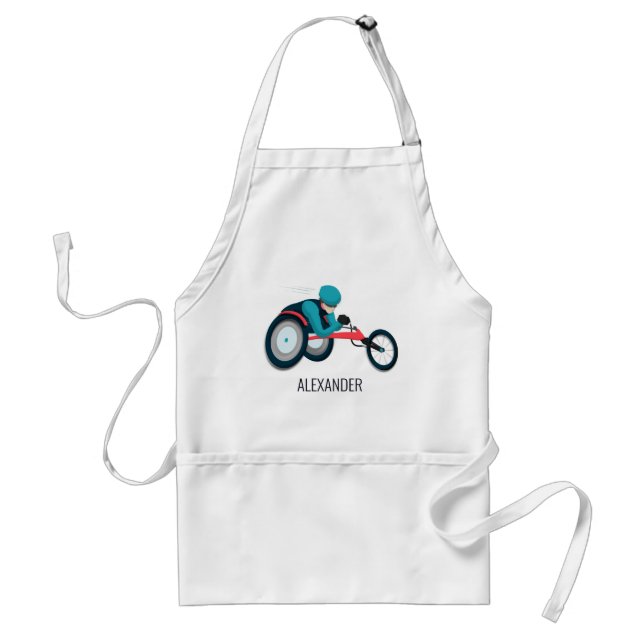 Wheelchair Racing Adult Apron (Front)