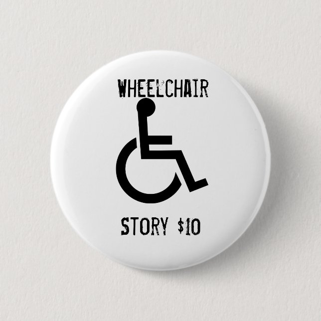 Wheelchair Story Button (Front)
