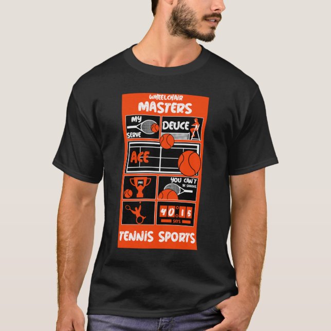 Wheelchair Tennis Players T-Shirt (Front)