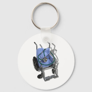 WheelchairStethoscope073110 Keychain