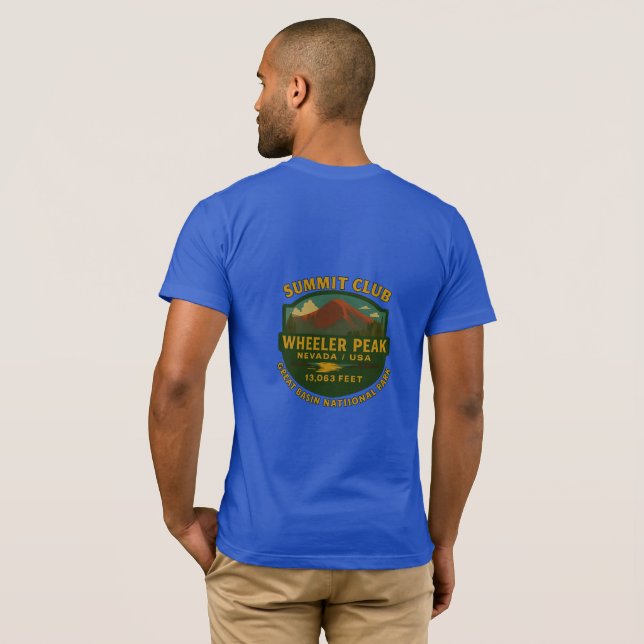 Wheeler Peak / Great Basin National Park T-Shirt 2 (Back Full)