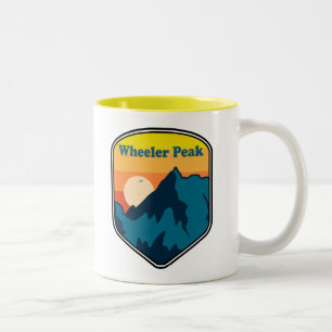 Wheeler Peak New Mexico Sunrise Two-Tone Coffee Mug