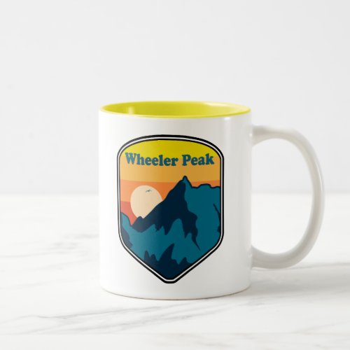 Wheeler Peak New Mexico Sunrise Two_Tone Coffee Mug