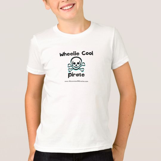 Wheelie Cool Pirate Boys Tshirt