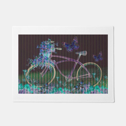 Wheelie Gorgeous Vintage Bike with Butterfly Doormat