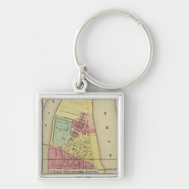 Wheeling Island Keychain (Front)