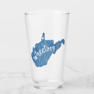 Wheeling West Virginia Wood Grain Glass