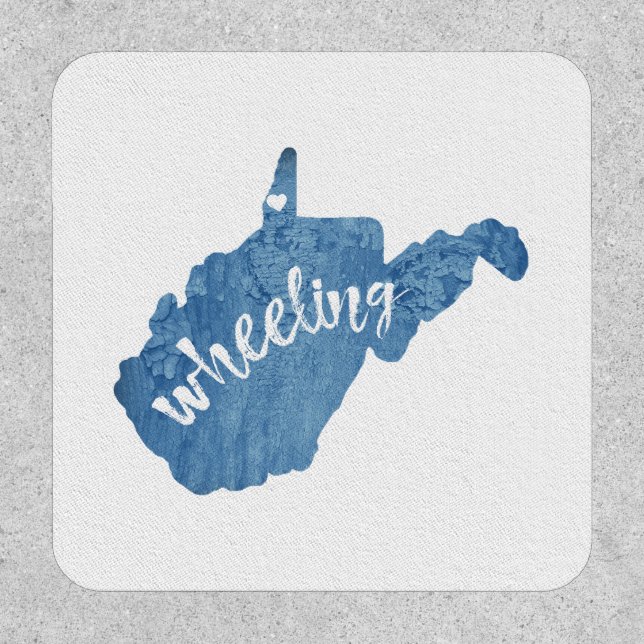 Wheeling West Virginia Wood Grain Patch (Front)