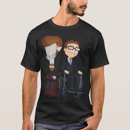 Wheels and the Leg Man American Dad Roger and Ste T_Shirt