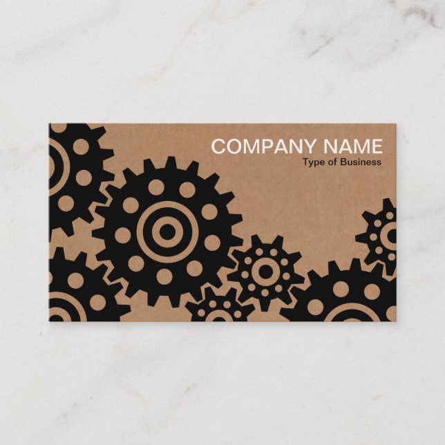 Wheels of Industry - Cardboard Box Business Card (Front)